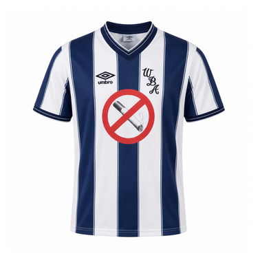 West Bromwich Albion FC 1984/86 Equipamento Principal imagem 1